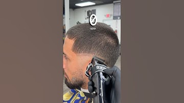 The best way to do a mid fade 🔥 - Haircut Barber Tutorial #fade #barbervideos