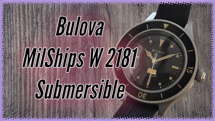 The Bulova Archive Series Pilots Watch - - 96A245 YouTube A-15