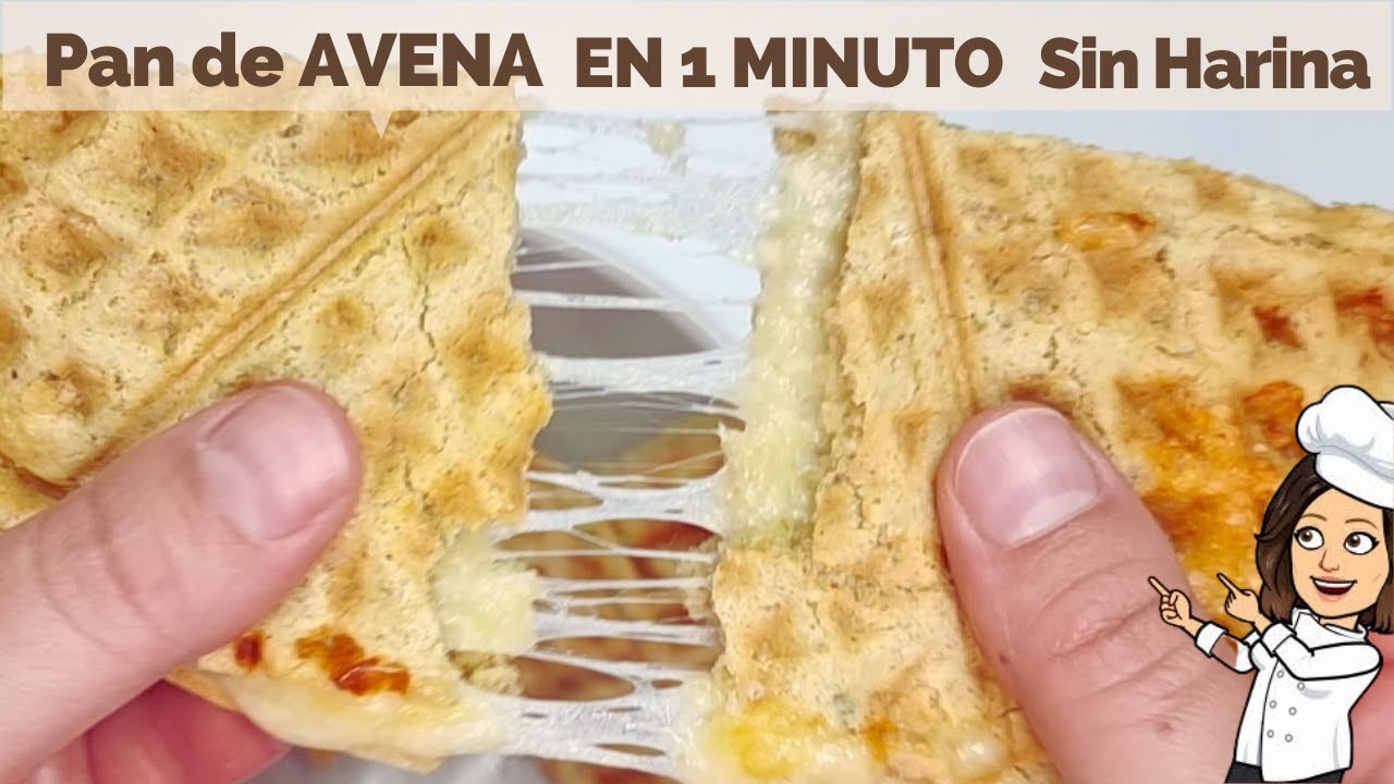 PAN DE AVENA en 1 MINUTO y al MICROONDAS YouTube