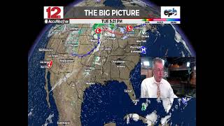 WDEF-TV NEWS 12 TUESDAY EVENING FORECAST