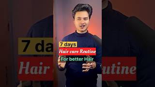 7 days Hair care Routine ✅ for better Hair quality ❤️   #shortsindia #haircare #haircareroutine