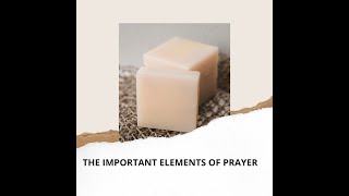 Celebrity THE IMPORTANT ELEMENTS OF PRAYER Profile