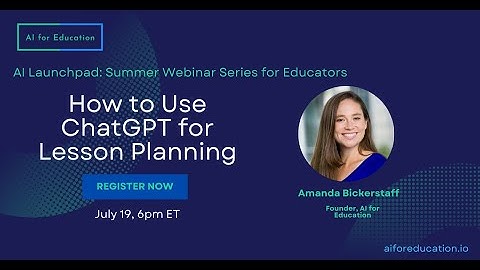 How to Use ChatGPT for Lesson Planning