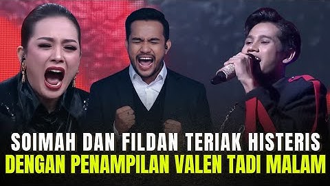 MAE SOIMAH DAN FILDAN TERIAK HISTERIS DENGAN PENAMPILAN VALEN DI TOP 10 BESAR D