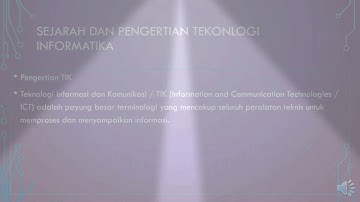Sejarah dan pengertian logika informatika
