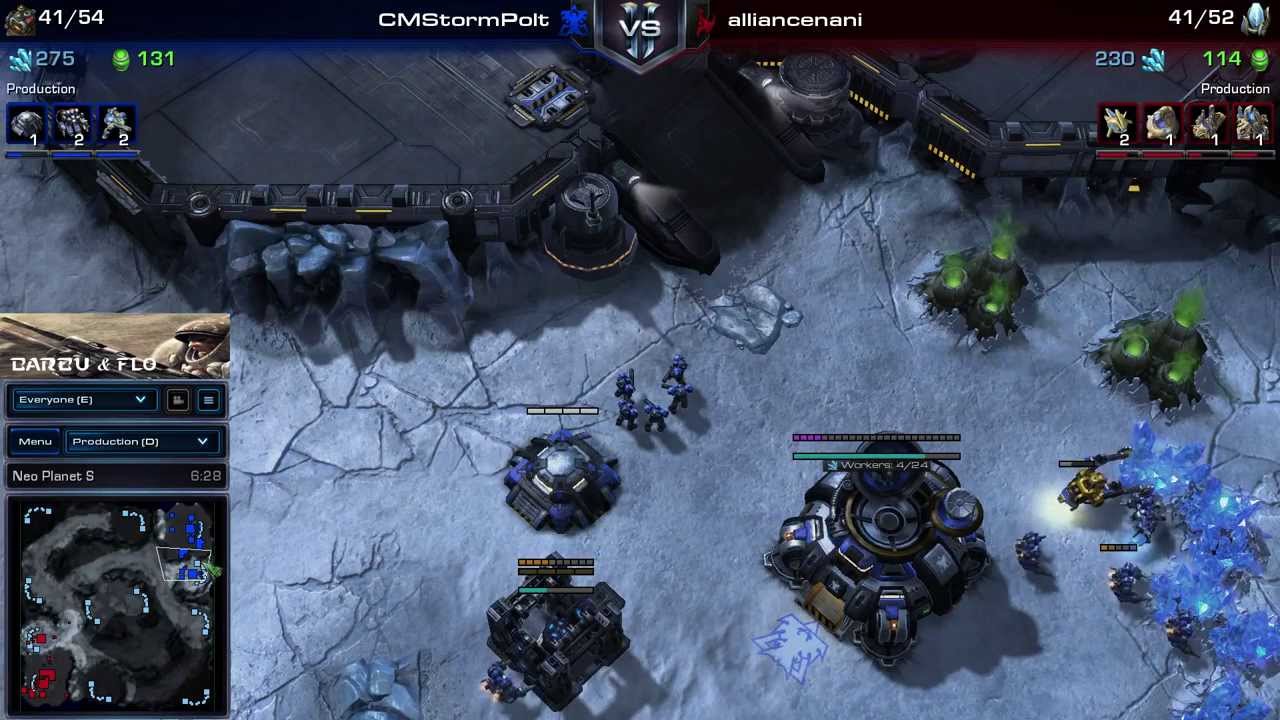 SCII-HOTS (HD012) Polt Vs Naniwa - Game 1 - [TvP]-FR - YouTube