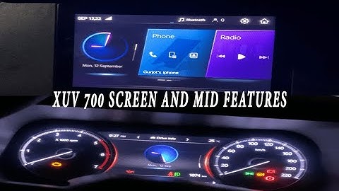 Everything About xuv 700 mx infotainment and Mid