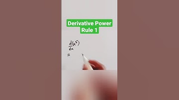 Derivative Power Rule 1 #shorts