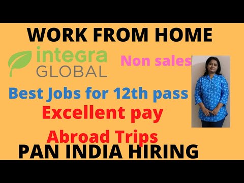 jobs @ global integra | work from home jobs| pan India hiring| 12th pass jobs | freshers graduates|