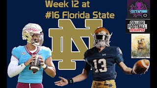 Riley Leonard and the Fighting Irish take on #16 FSU and DJ Uiagalelei (Week 12 of 2024) by LastoftheRomans 138 views 7 days ago 59 minutes