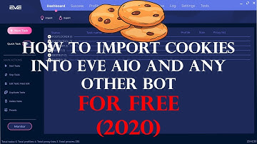 How to import cookies to EVE AIO and other Bots for FREE (2020)