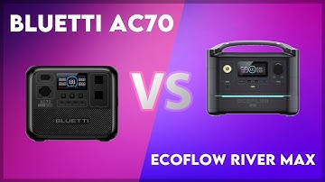 Bluetti AC70 vs EcoFlow River Max Technical Comparison