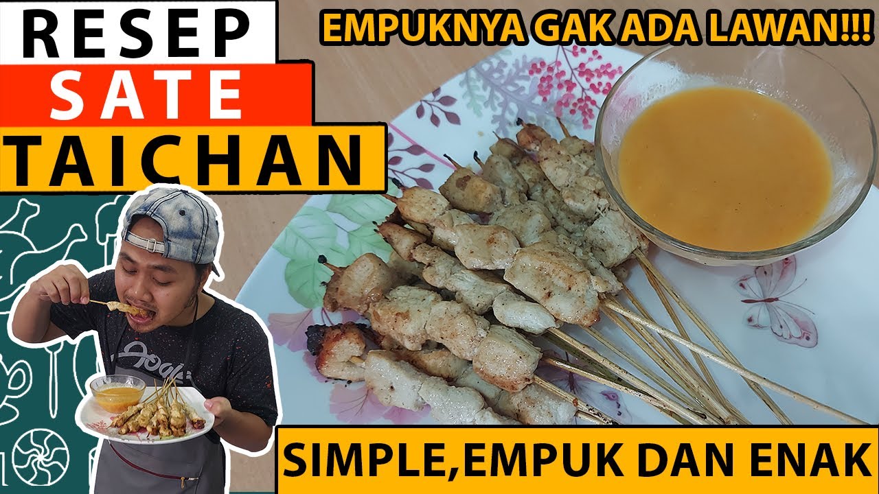 RESEP DAN CARA MEMBUAT SATE TAICHAN ENAK CUMA PAKAI TEFLON ...