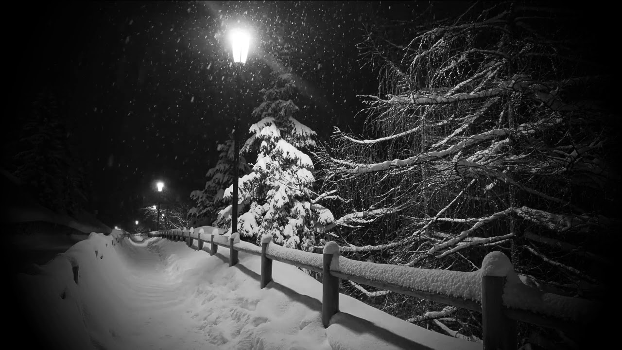Слушать песню белым снегом ночь