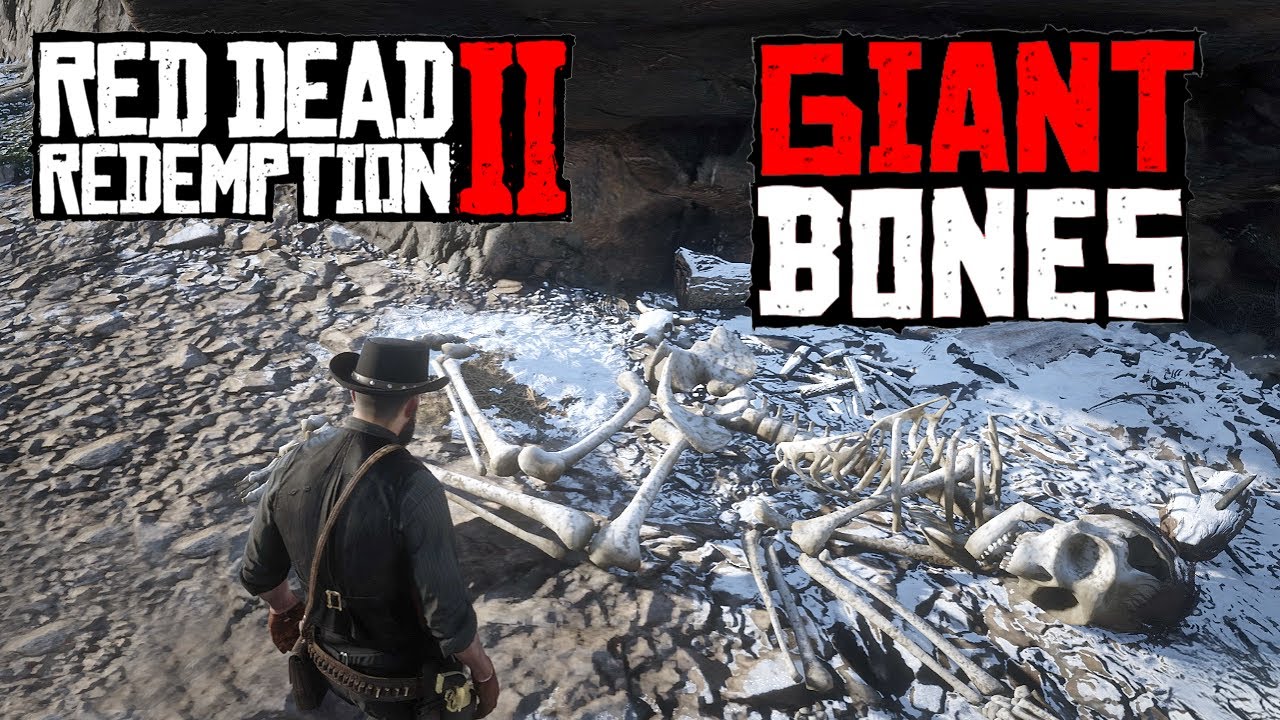 Where To Find Giant Bones in Red Dead Redemption 2 - YouTube