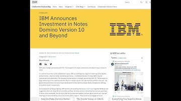 Analysis of IBM Notes Domino