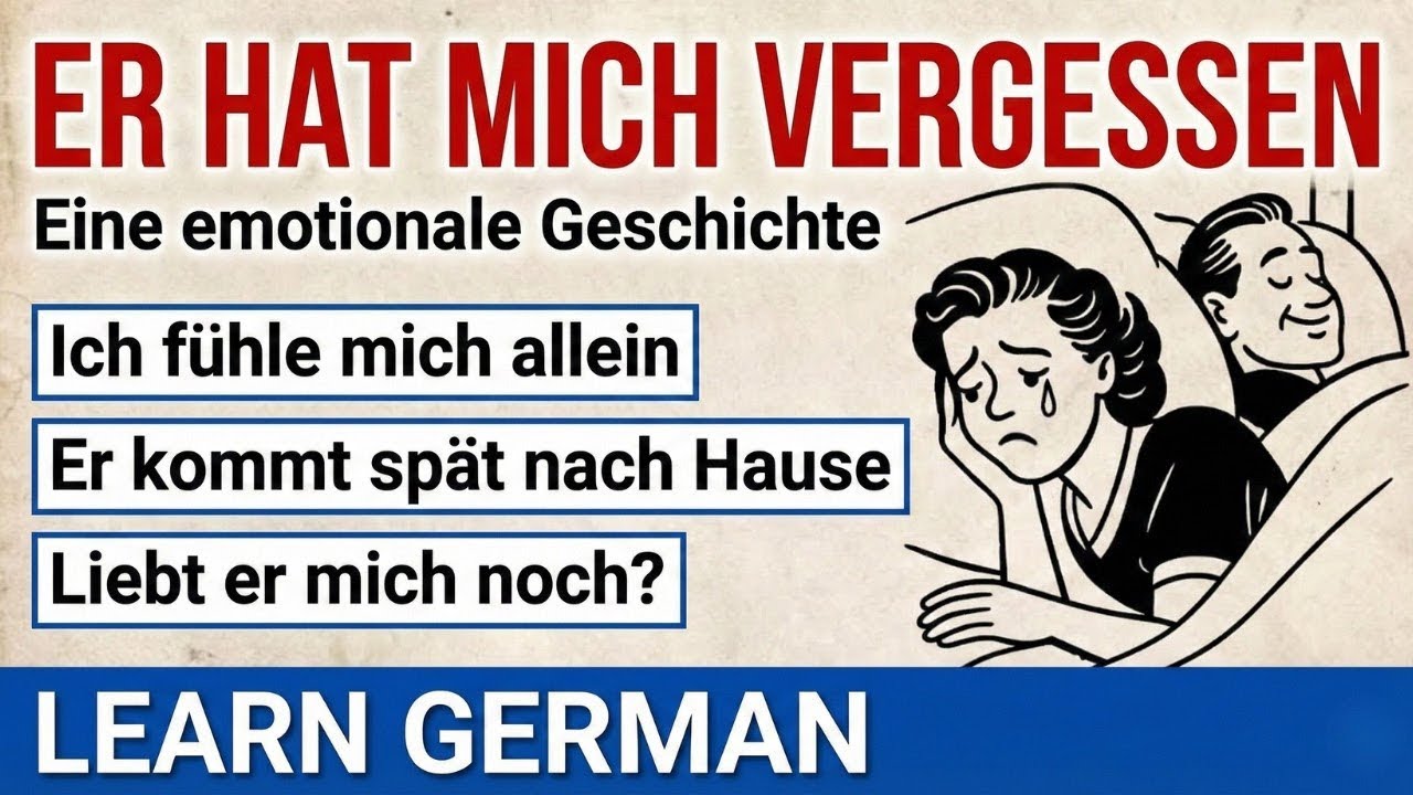 Learn German Through Stories: A Heartbreaking Marriage Betrayal