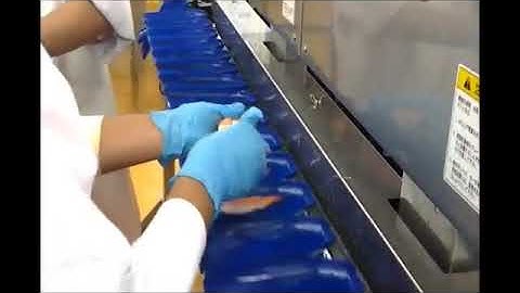 Sorting the length of Sushi Ebi using a Camera by Yokozaki