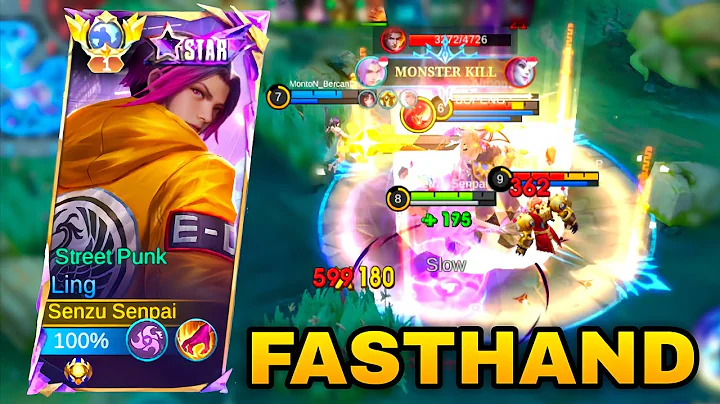 LING FASTHAND AGGRESSIVE PLAY DESTROYS ENEMY | TOP GLOBAL LING GAMEPLAY MOBILE LEGENDS