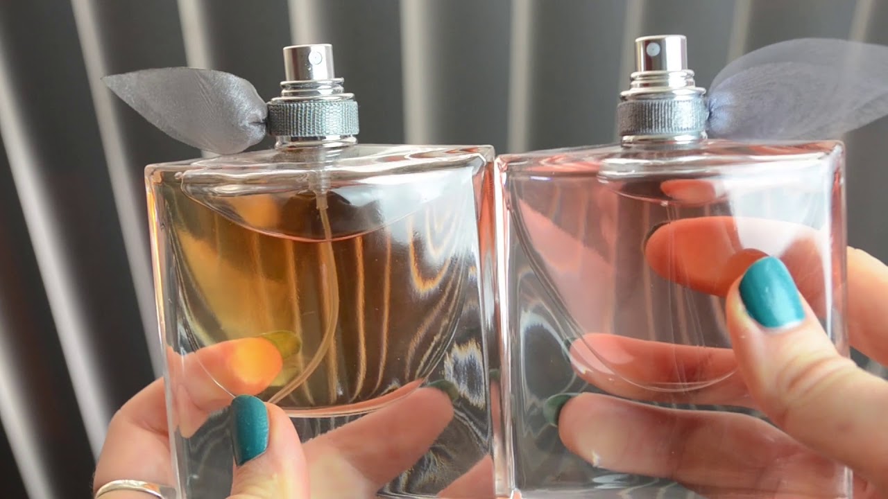 nog een keer lening serie Fake perfume from an online store. La vie est belle by Lancome - YouTube