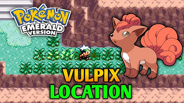 How To Catch Vulpix In Pokemon Emerald | Vulpix Location