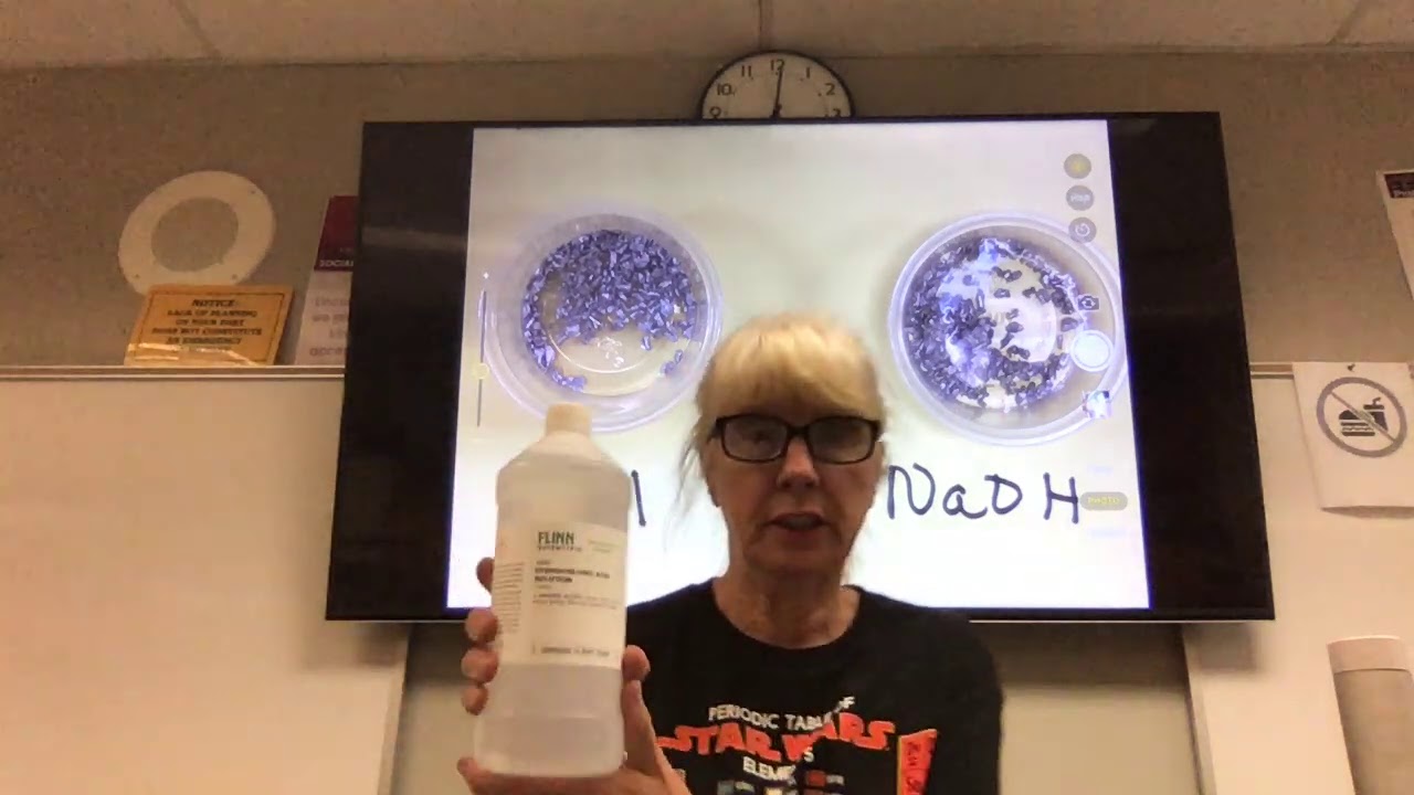 The reaction of magnesium with HCl and NaOH YouTube
