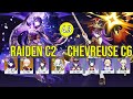 Raiden C2 &amp; Chevreuse C6 Spiral abyss floor 12 genshin impact