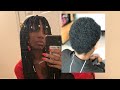 DARE TO BE BOLD KNEE LENGTH BOX BRAIDS WITH BANGS