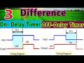 Difference Between On Delay Timer and Off Delay Timer In Tamil