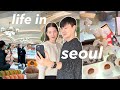 Week in our life  seouls dessert paradise  working at home daiso shopping snow  korea vlog