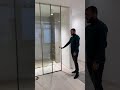 Межкомнатные перегородка с раздвижной дверью