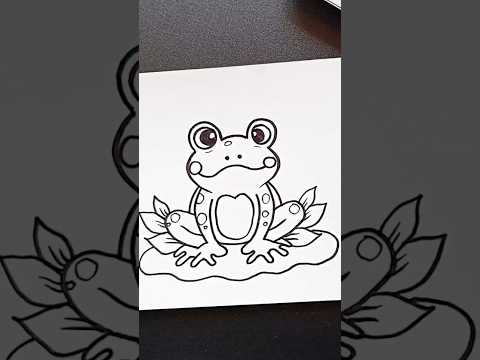 كيف ترسم ضفدع خطوة بخطوة