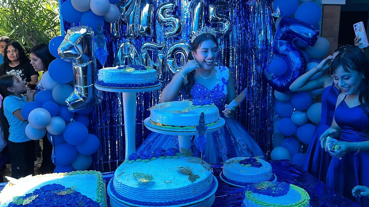 En los XV años de la bella Ana Roque en caserío el sauce Chiquimula video gracia a Elsa Maldonado 