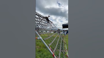 A Frame Cargo Net Climb Obstacle Spartan Race