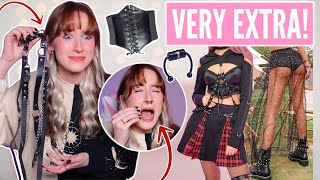 I Tried Wearing Very Extra ALTERNATIVE Outfits...