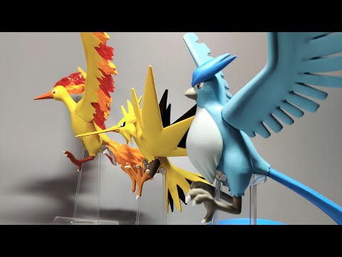 Pokemon Scale World: Pokemon - Articuno & Zapdos & Moltres (LIMITED EDITION  CANDY TOY)