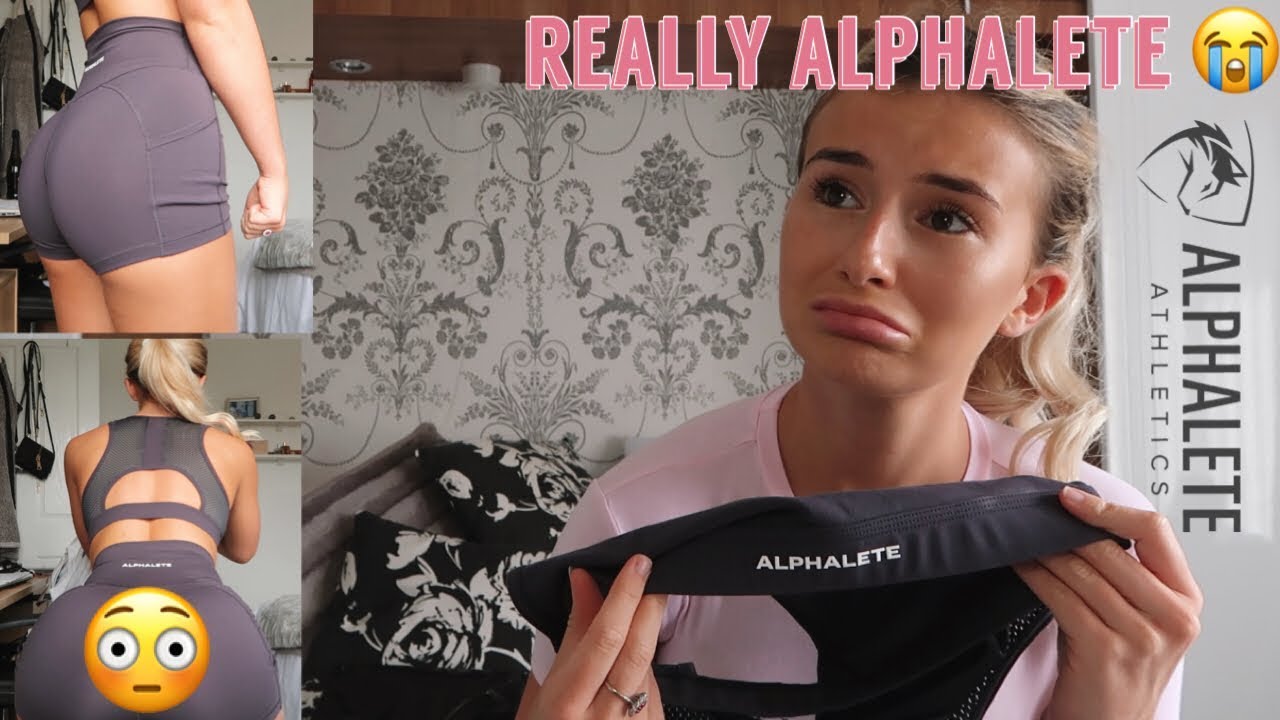 I'M SO DISAPPOINTED | Alphalete Surface Collection Honest Review - YouTube