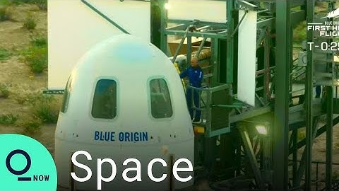Jeff Bezos And Crew Board Blue Origin