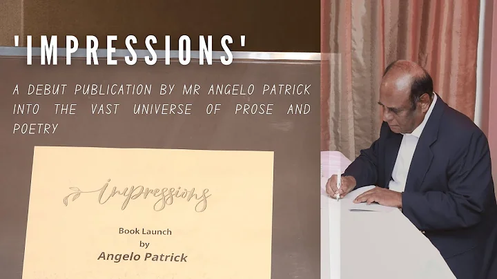 Impressions, a debut publication by Mr Angelo Patr...