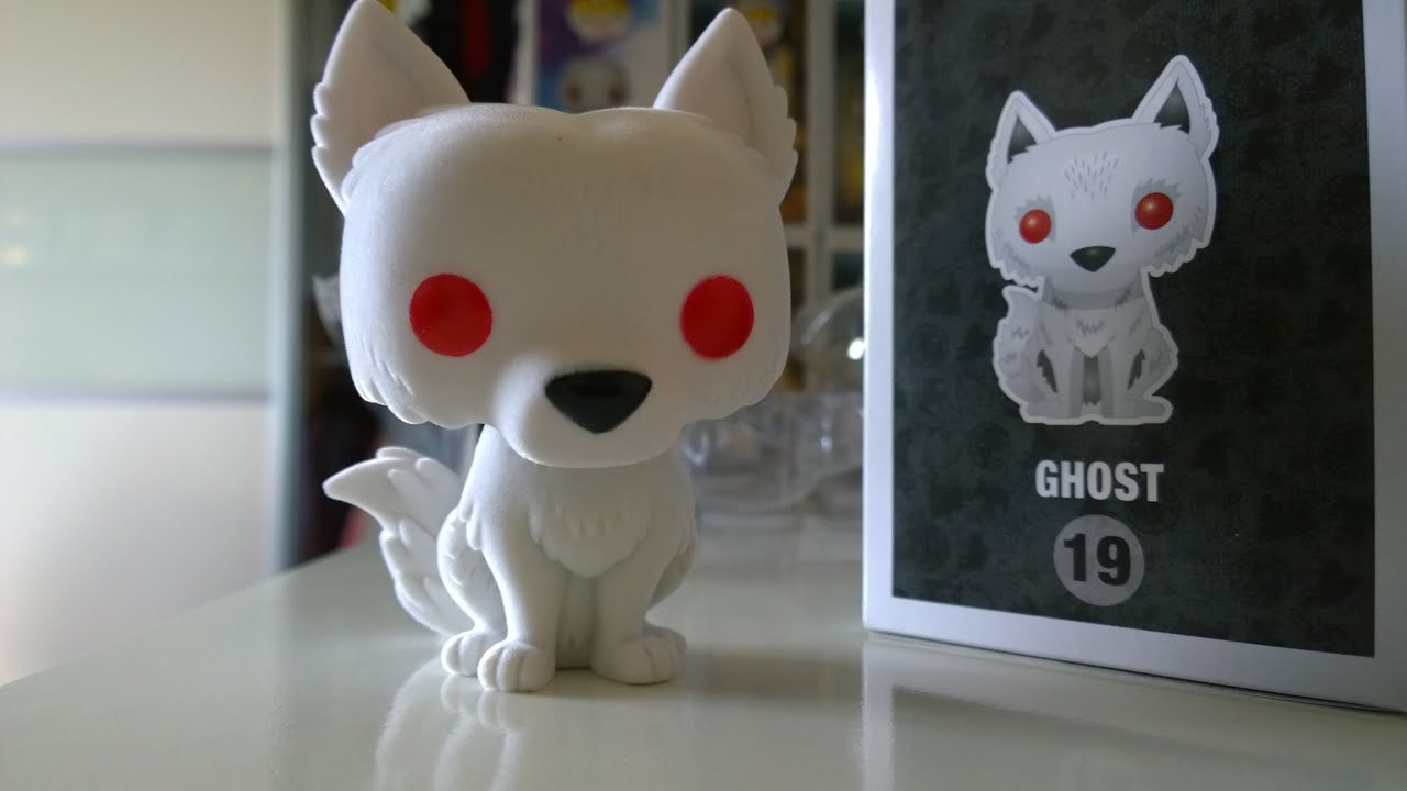 Funko Pop Flocked Ghost Game Of Thrones Unboxing And Look Youtube