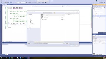 Create a Visual Studio Project with multiple cpp files and a header file