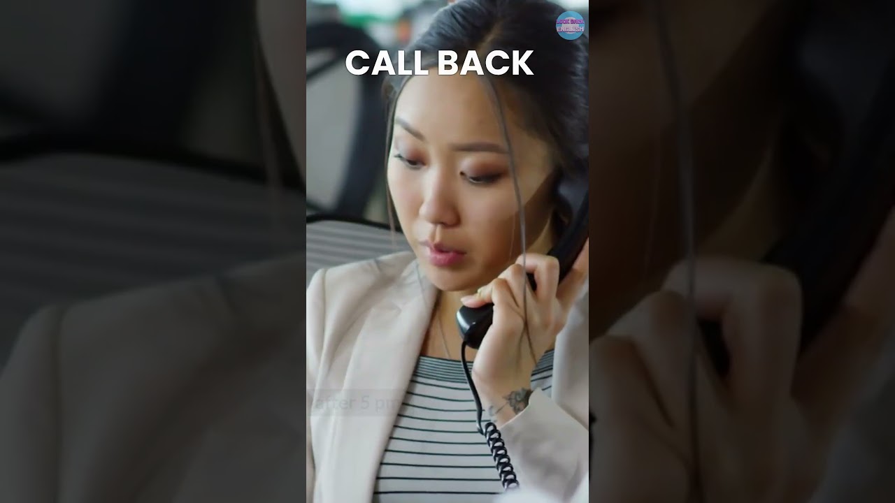 17. CALL BACK (Phrasal Verbs in English)