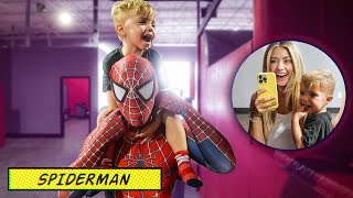 Spider-Man came to his Birthday Party! by The Fishfam 35,533 views 8 months ago 16 minutes