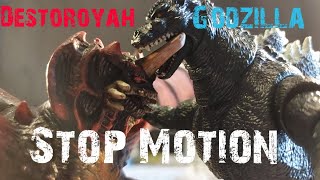 Godzilla VS Destoroyah!!! Epic Battle - Stop Motion!
