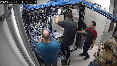 Network cable cleanup