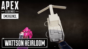 NEW Wattson Heirloom Animations - Apex Legends