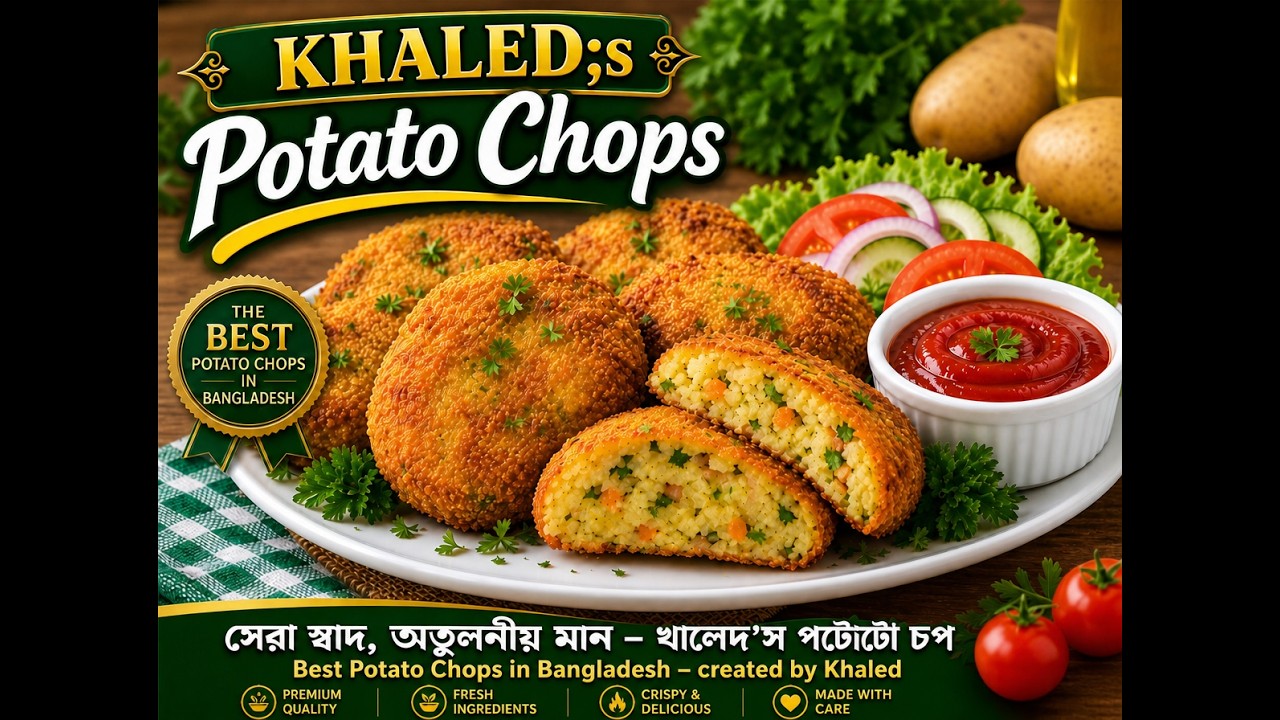 KHALED;s POTATO CHOPS - Nice and delicious