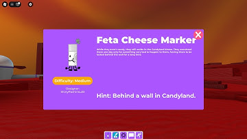 ROBLOX - NEW - How to get FETA CHEESE MARKER BADGE in FIND THE MARKERS !