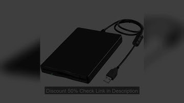 USB Floppy Disk Reader Drive 3.5" External Portable 1.44 MB FDD Diskette Drive for Mac Windows 10/7/