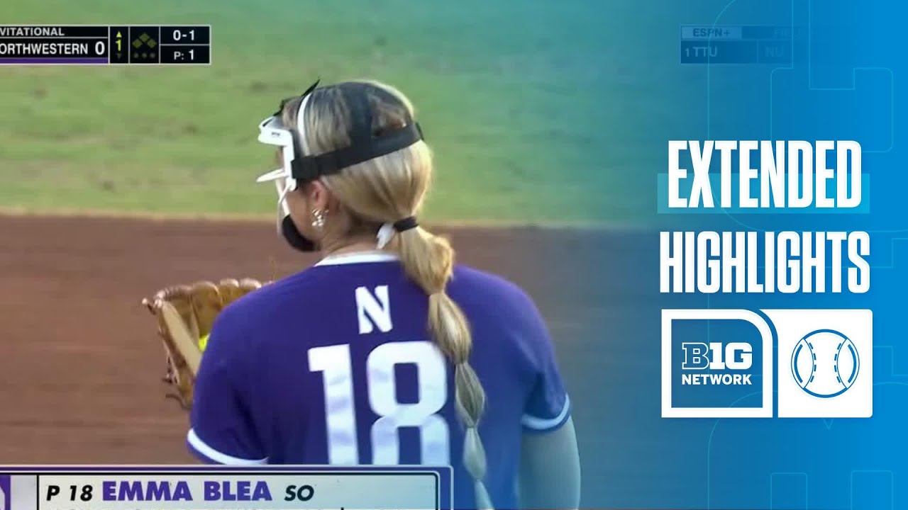 Texas Tech vs. Northwestern | EXTENDED HIGHLIGHTS | Big Ten Softball | 02/12/202
